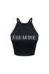 Paradise Rhinestone Ribbed Top